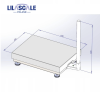 Waga  platformowa PRO B9C 300kg 45 x 60 cm legalizacja